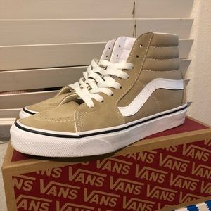 VANS Women's 6.5 Light Brown Tan Sk8-Hi Sneakers